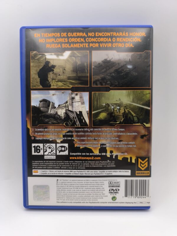 482131 1 VIDEOJUEGO PS2 KILLZONE EDICION ESPECIAL