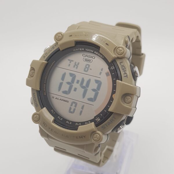 482185 1 RELOJ DIGITAL CASIO AE-15002WH 100M ESTILO G-SHOCK VERDE KAKI