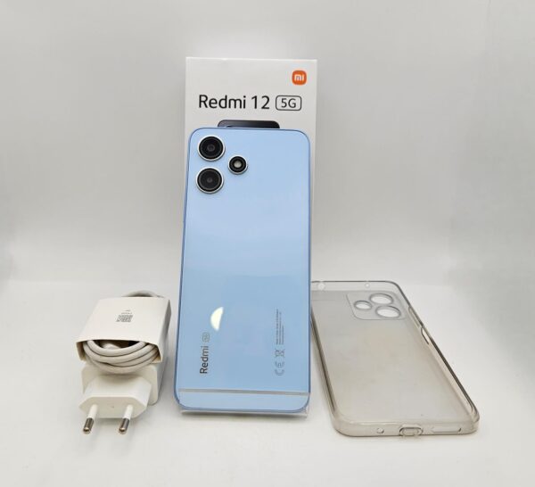 482326 6 MOVIL REDMI 12 5G 4GB/128GB + CARGADOR + CAJA