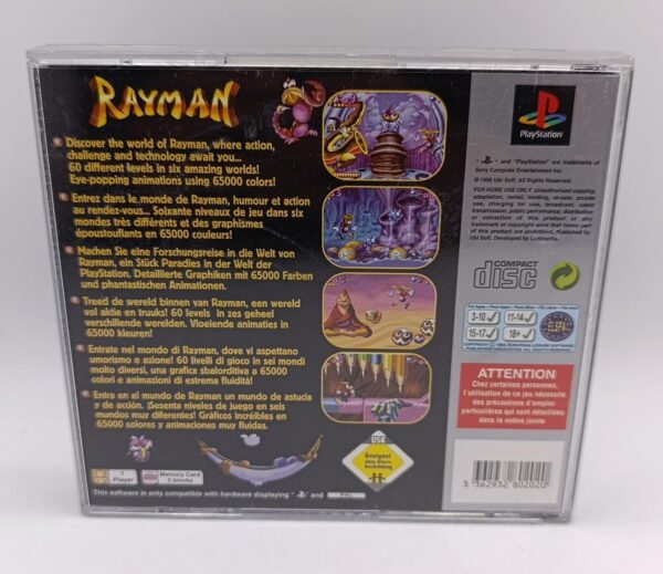 482455 1 VIDEOJUEGO PS1 RAYMAN