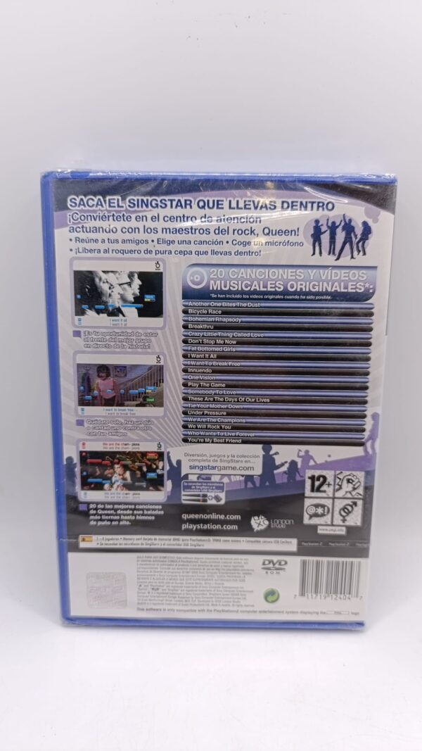 482465 1 VIDEOJUEGO PS2 SINGSTAR QUEEN *A ESTRENAR *