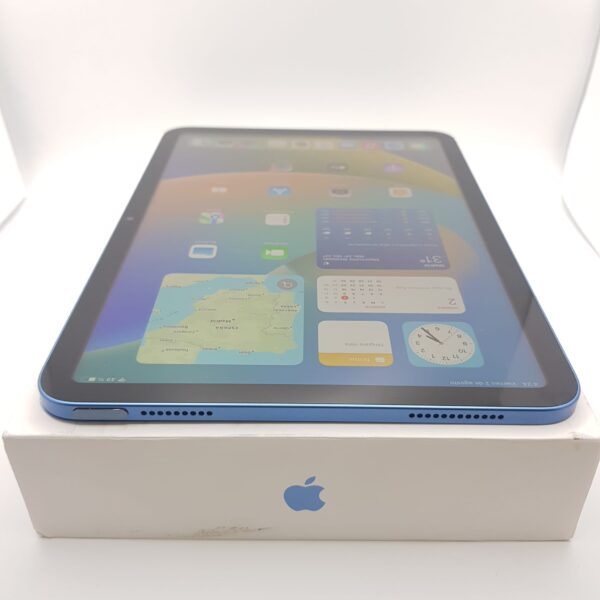 482472 5 APPLE IPAD 10TH GEN A2696 10,9" 64GB WIFI AZUL + CARGADOR + CAJA