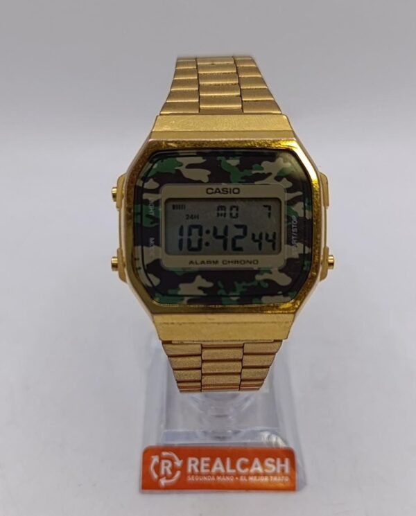 482745 1 RELOJ CASIO3298 DORADO