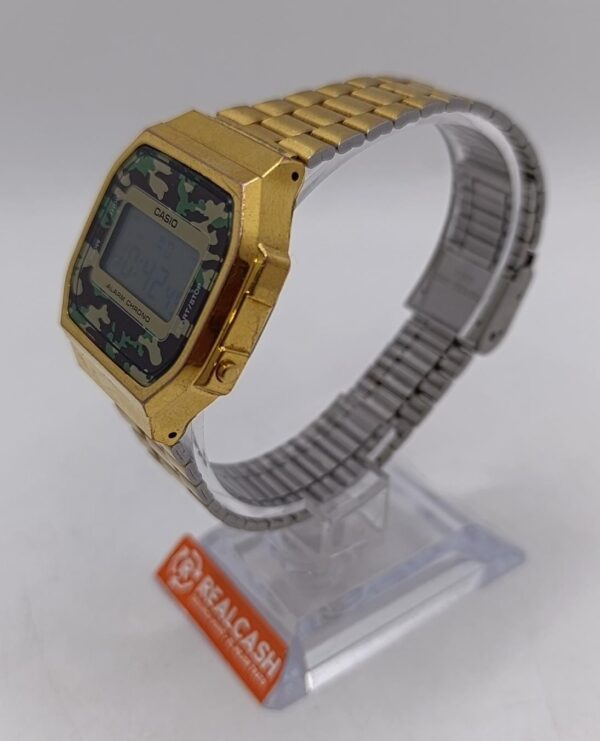 482745 2 RELOJ CASIO3298 DORADO