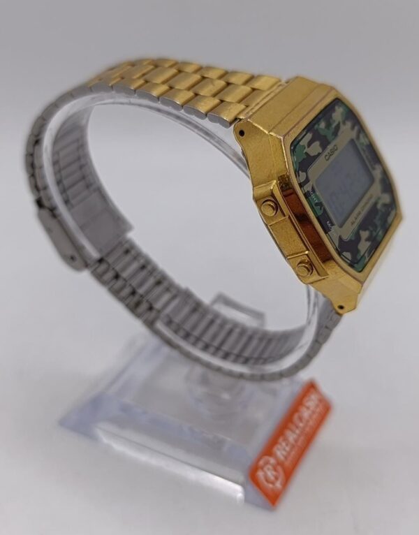 482745 3 RELOJ CASIO3298 DORADO