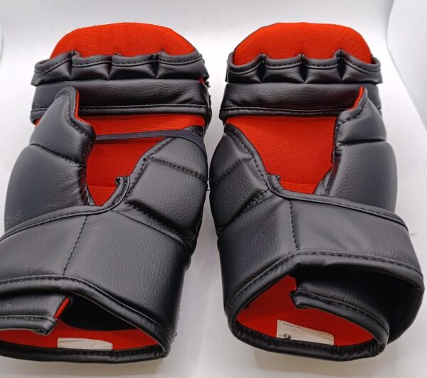 482780 4 GUANTES MMA DECATHLON OUTSHOCK GROUND FIGHTING NEGROS/ROJO