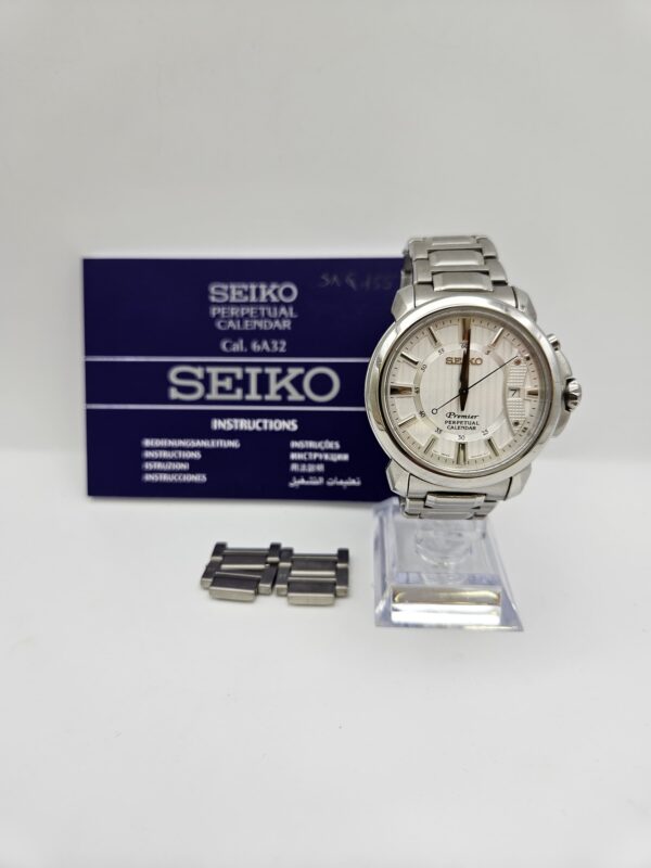 483656 5 scaled RELOJ SEIKO PREMIER CALENDARIO + INSTRUCCIONES + ESLABONES