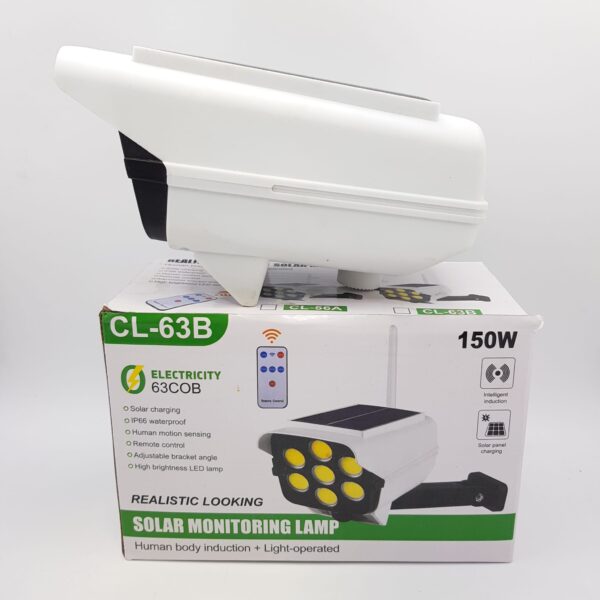 483748 3 CAMARA EXTERIOR SOLAR CON LUZ LED (IMITACION) CL-56A