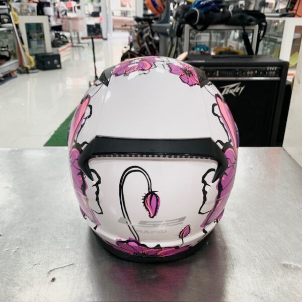 488270 3 CASCO DE MOTO LS2 RAPID ROSA Y BLANCO TALLA S