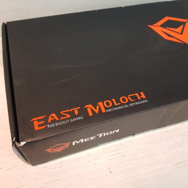 488305 1 TECLADO MECANICO GAMIN EAST MOLOCH + CAJA