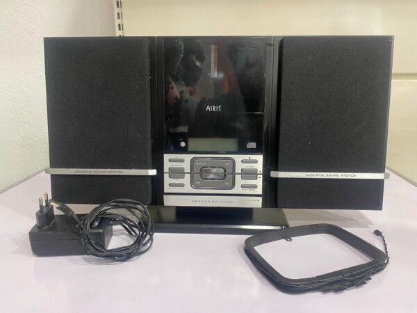 488496 1 MINI CADENA AIRIS L205 CD/USB/RADIO/AUX + FUENTE + ANTENA