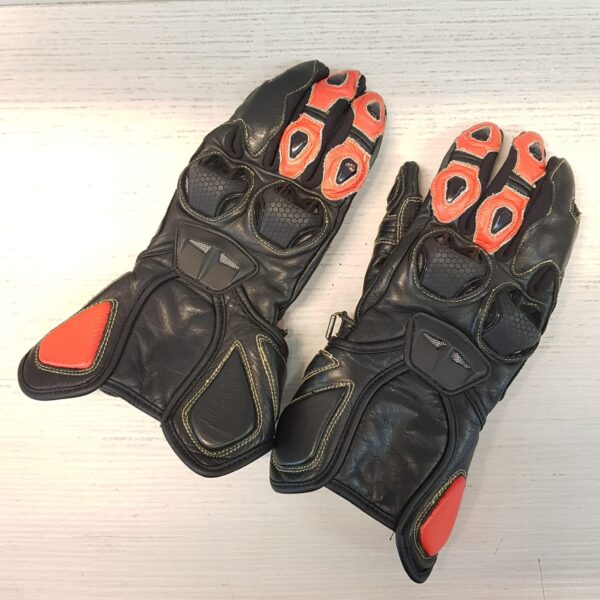 489300 1 GUANTES DE MOTO KEVLAR TALLA S DE PIEL CON PROTECCIONES