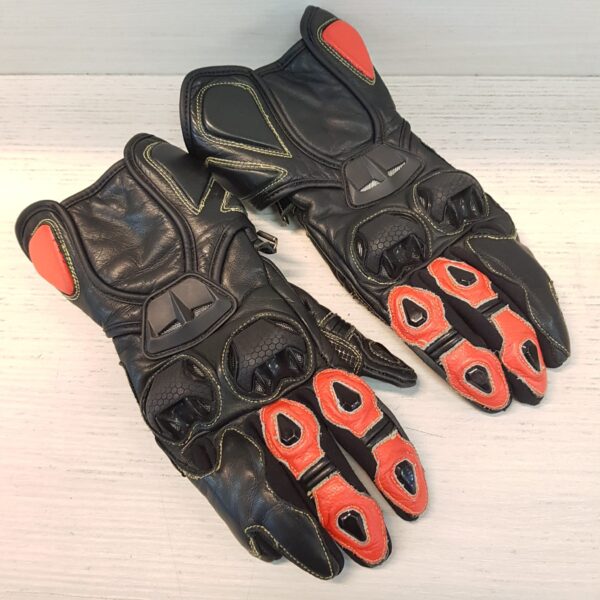 489300 5 GUANTES DE MOTO KEVLAR TALLA S DE PIEL CON PROTECCIONES