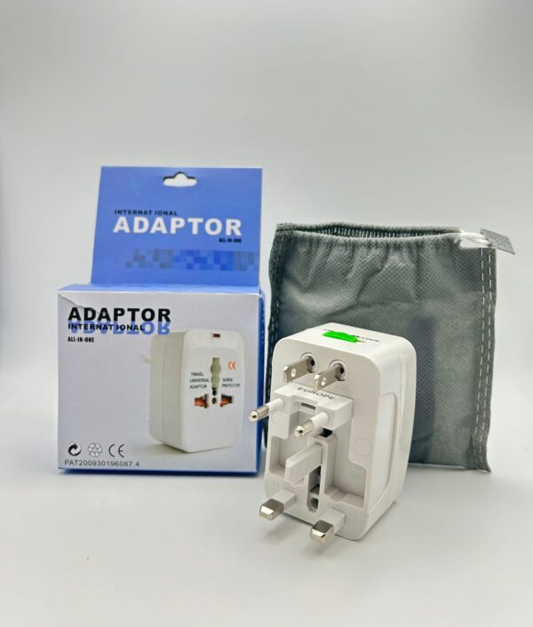 A1 N183252 2 ADAPTADOR UNIVERSAL DE CORRIENTE VIAJE