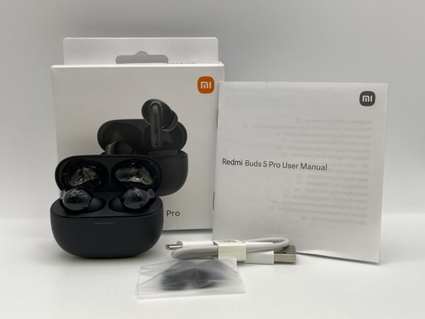 IMG 5079SAMU030824 12 scaled AURICULARES REDMI BUDS 5 PRO NEGRO A ESTRENAR + CAJA + ACC