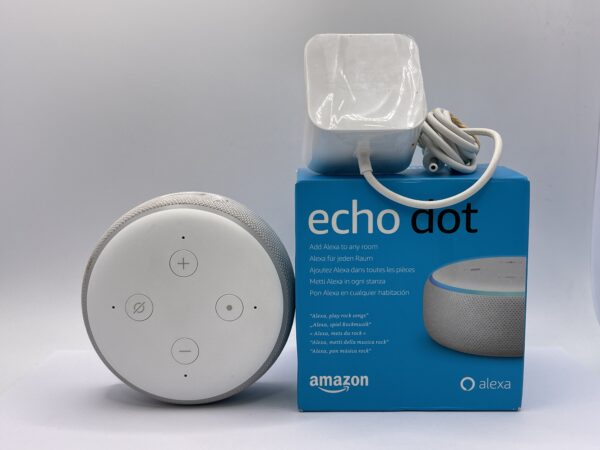 IMG 5709SAMU090824 74 scaled ALTAVOZ INTELIGENTE ALEXA ECHO DOT 3 + CAJA + ACC