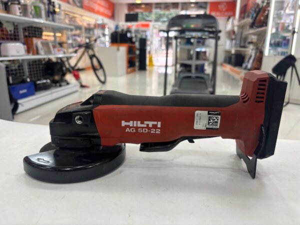 3851675 4 AMOLADORA ANGULAR A BATERÍA HILTI AG 5D-22 + MALETÍN + BATERIA