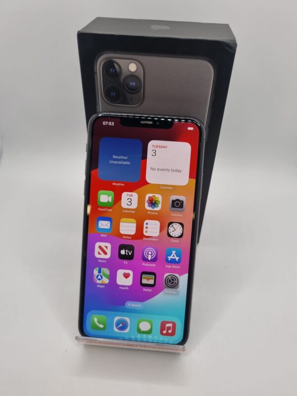 475649 1 MOVIL IPHONE 11 PRO MAX 512GB NEGRO + CAJA + CABLE