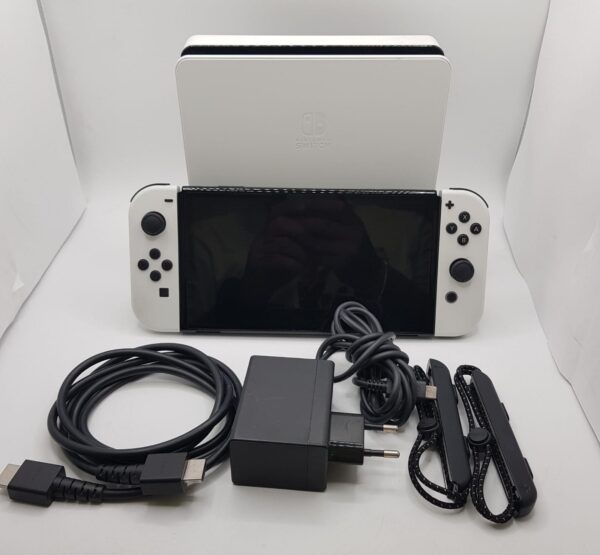 482117 1 NINTENDO SWITCH OLED + CAJA + ACC