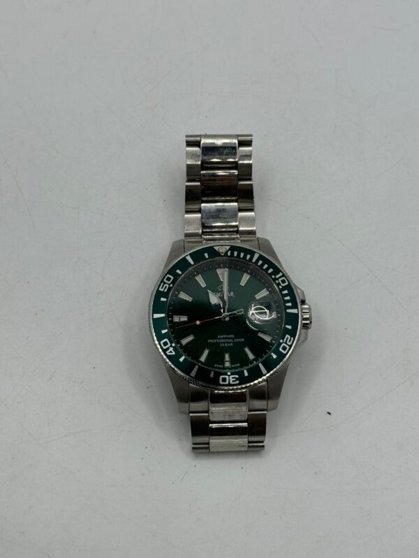 482828 1 RELOJ CABALLERO JAGUAR J860/B VERDE CORREA ACERO