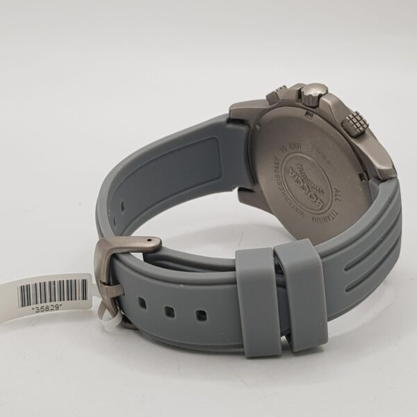 486910 6 RELOJ DE CUARZO BOCCIA TITANIUM VERDE Y GRIS + CAJA