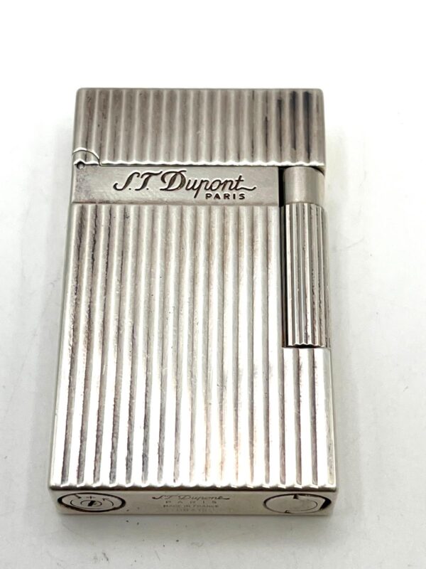 488700 1 2 ENCENDEDOR S.T DUPONT LIGNE 2 PLATA + CAJA