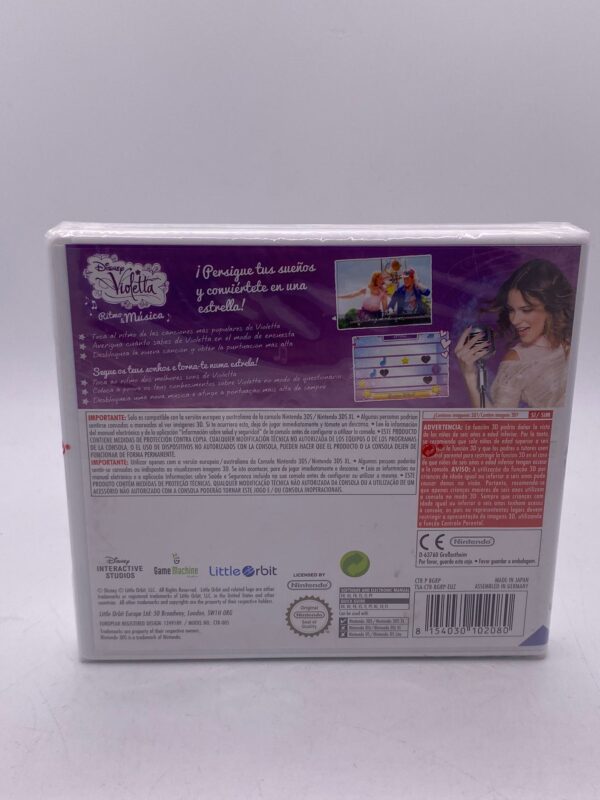 489486 4 VIDEOJUIEGO NINTENDO 3DS VIOLETTA RITMO & MUSICA *PRECINTADO*