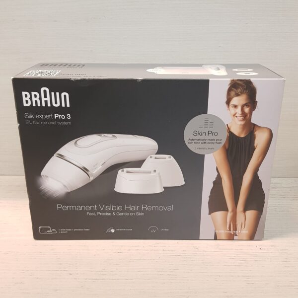 489651 1 DEPILADORA LASER BRAUN SILK EXPERT PRO 3 *A ESTRENAR