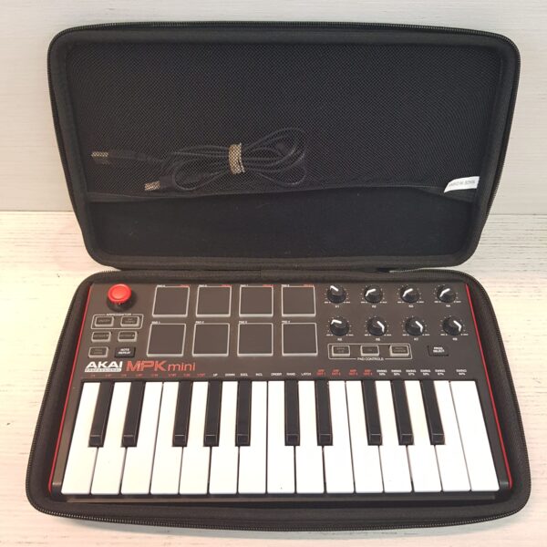 489956 6 TECLADO MIDI PAD AKAI MPK MINI MK2 + FUNDA