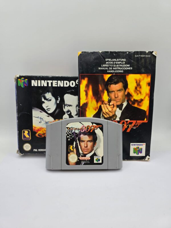 490539 2 JUEGO NINTENDO 64 GOLDEN EYE 007 + CAJA + MANUAL