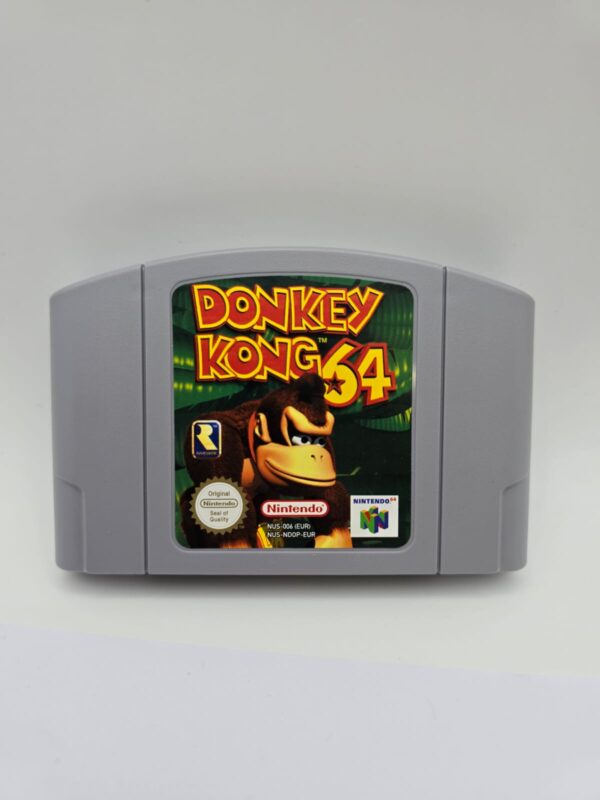 490540 4 JUEGO NINTENDO 64 DONKEY KONG 64 + N64 JUMPER PAK + EXPANSION PAK + CAJA