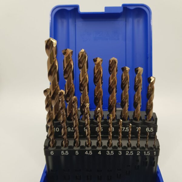 491400 3 SET DE 19 BROCAS IZAR CUTTING TOOLS HSS CO DIN 338 N 1016 A ESTRENAR