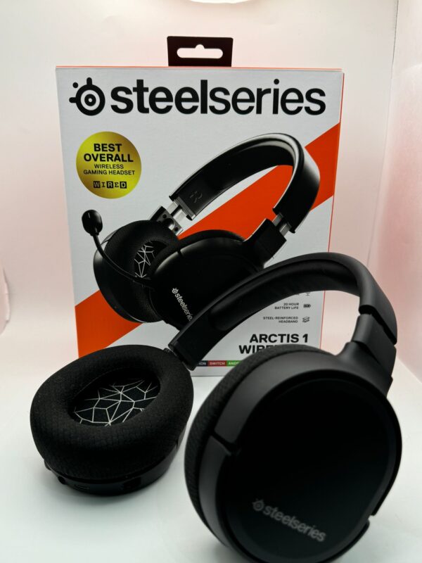 491883 4 AURICULRES STEELSERIES ARCTIS 1 WIRELESS + CAJA + ACC