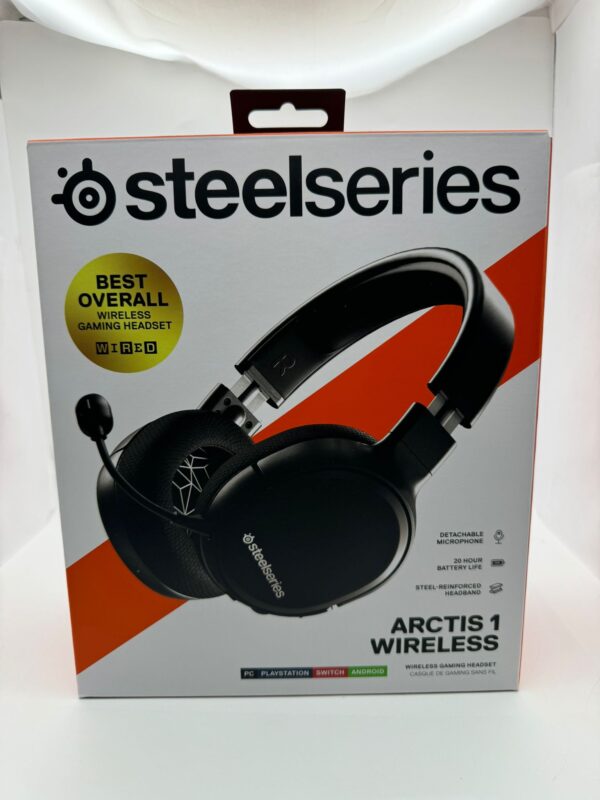 491883 5 AURICULRES STEELSERIES ARCTIS 1 WIRELESS + CAJA + ACC