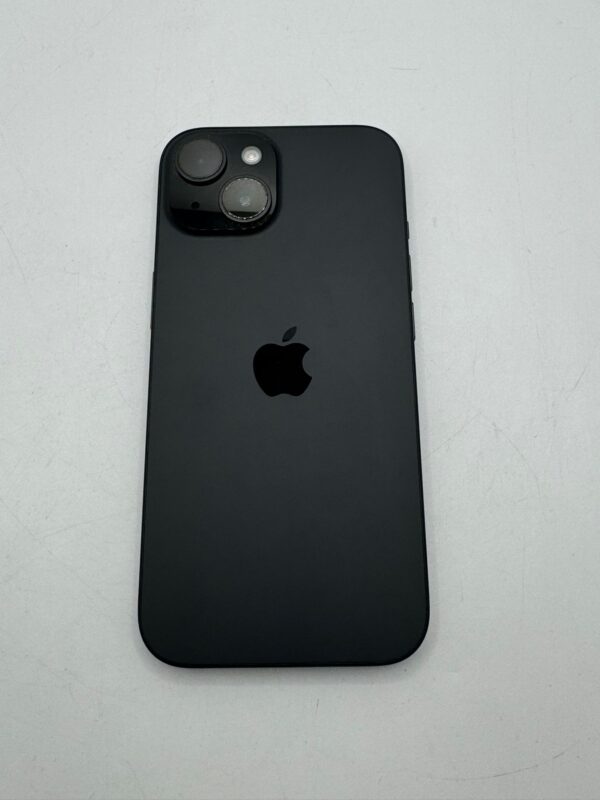 491964 5 IPHONE 15 128GB SALUD 100% NEGRO + CAJA + CABLE