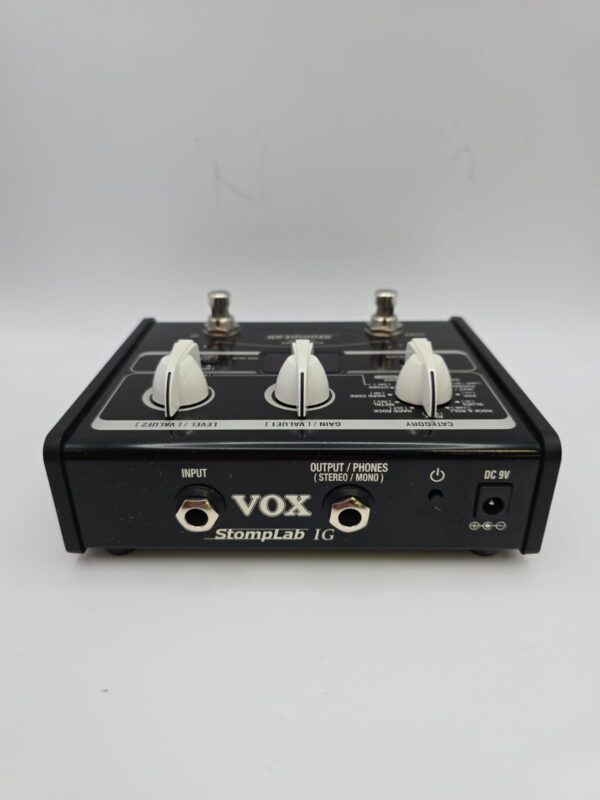 492589 1 PEDAL DE GUITARRA MULTIEFECTO VOX STOMPLAB SL1G + CABLE DE ALIMENTACION