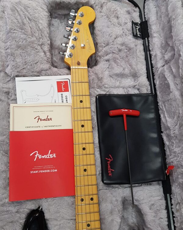 493204 8 GUITARRA ELÉCTRICA FENDER STRATOCASTER AMERICAN ULTRA 75 ANIVERSARIO + FUNDA RIGIDA