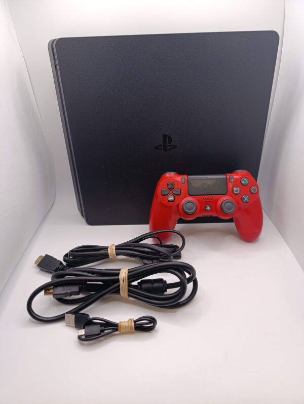 493395 3 CONSOLA PS4 SLIM 1TB +MANDO +CABLES