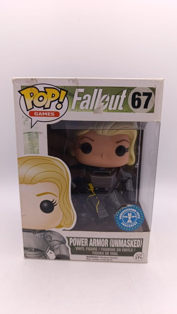 494824 2 FUNKO POP POWER ARMOUR(UNMASKED) *CHICA*