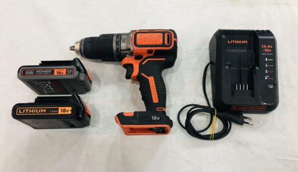 494986 scaled TALADRO BLACK&DECKER BL2018 18V + 2 BATERIAS + CARGADOR