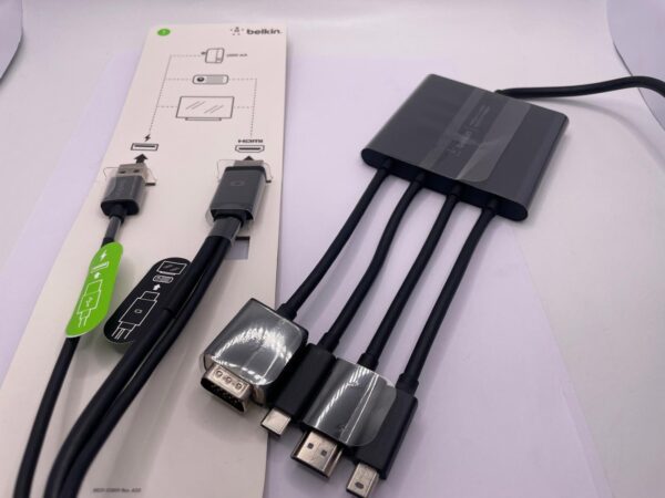 495056 1 ADAPTADOR BELKIN B2B166 AV DIGITAL MULTIPUERTO A HDMI 4K *A ESTRENAR*