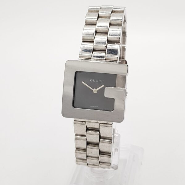 495466 1 RELOJ PULSERA GUCCI 3600J SQUARE FACE CORREA ACERO