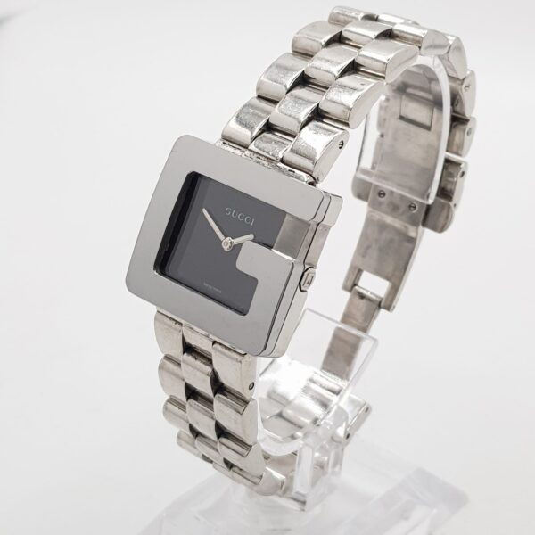 495466 2 RELOJ PULSERA GUCCI 3600J SQUARE FACE CORREA ACERO