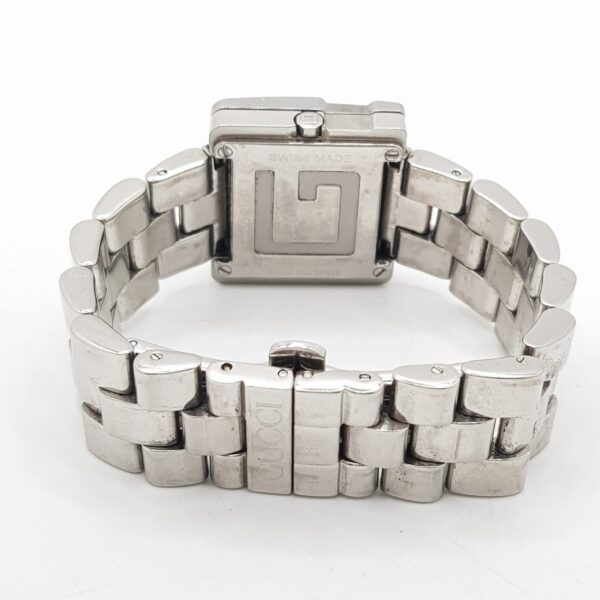 495466 5 RELOJ PULSERA GUCCI 3600J SQUARE FACE CORREA ACERO