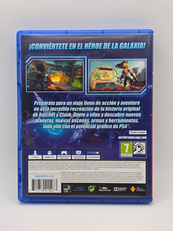 495479 4 VIDEOJUEGO PS4 RATCHET AND CLANK