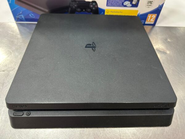 495534 2 CONSOLA PS4 SLIM 500GB+CABLES+CAJA