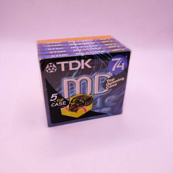 496214 scaled MINIDISC VIRGEN TDK 74 MD BLUE PACK 5 A ESTRENAR