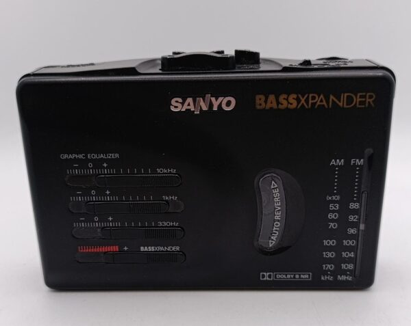 496228 2 REPRODUCTOR DE CASSETTE WALKMAN SANYO BASSXPANDER