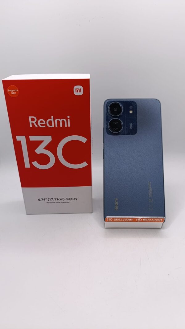 496332 6 MOVIL REDMI 13C 4GB RAM/128GB+CARGADOR+CAJA