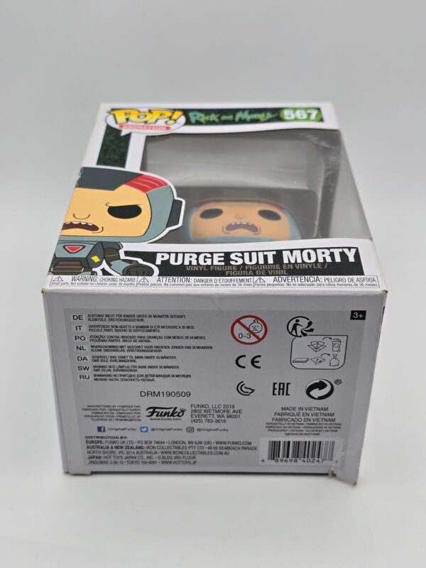 496563 1 FUNKO POP PURGE SUIT MORTY RICK AND MORTY